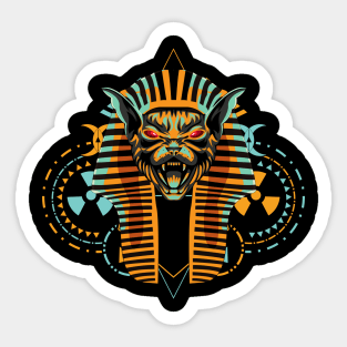 cat sphinx graphic Sticker